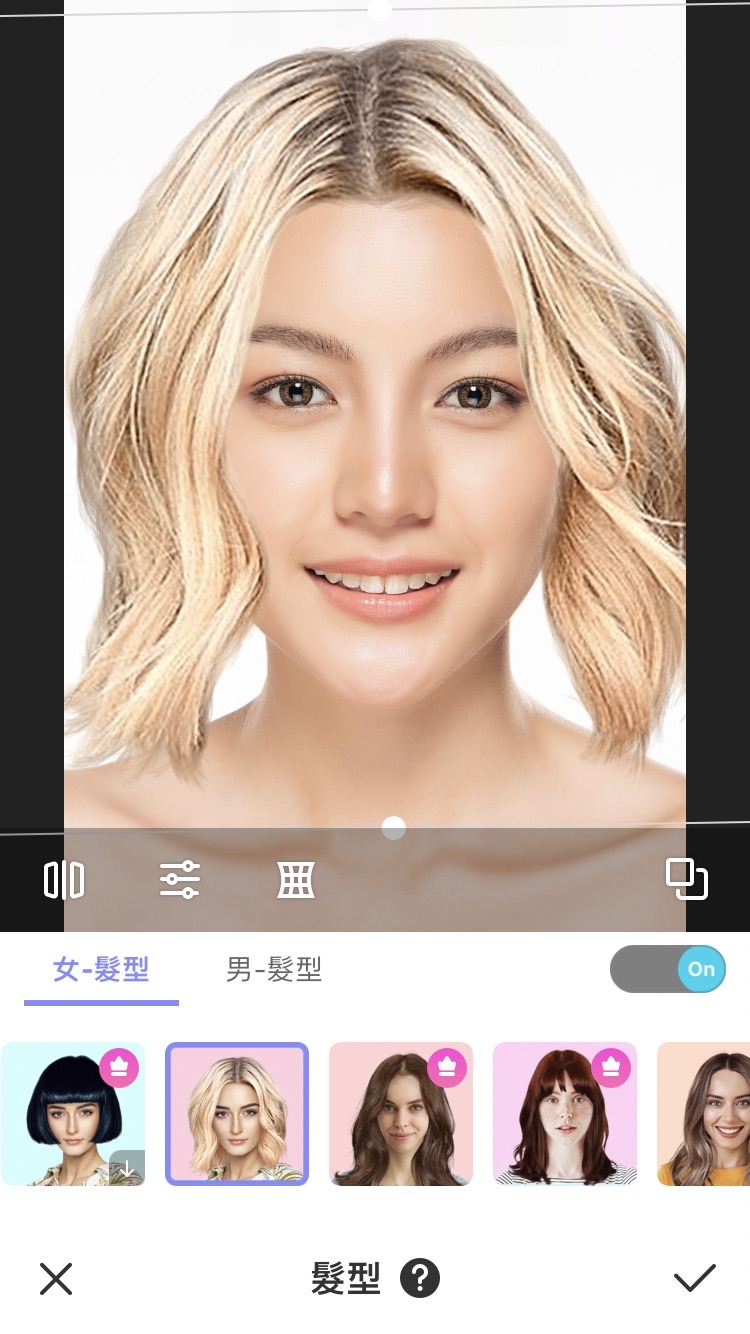 換髮型 App FACEX